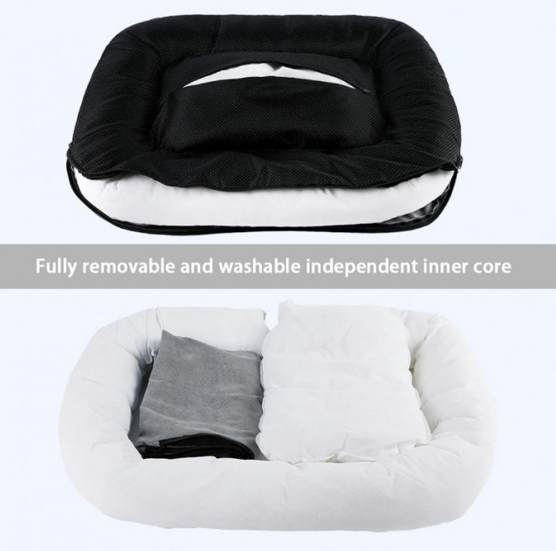 Grandes petites protections moyennes de chenil de chien de chats de caisse d'animal familier de matelas confortable mou de lit
