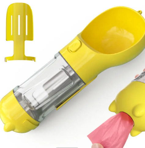 Cuvette pliante de chien de bouteille d'eau portative extérieure en plastique de chien pour la hausse